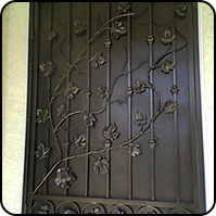 Wrought Iron Security Screen Doors